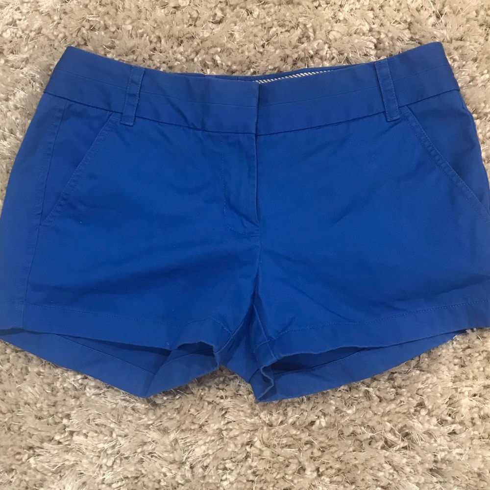 J. Crew Chino Shorts. Size 2. Blue.